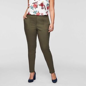 LOFT Plus Skinny Ankle Cargo Pants size 26